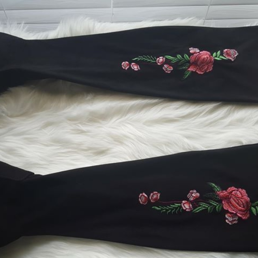 Madden Girl Rose Embroidered Over the Knee Boot